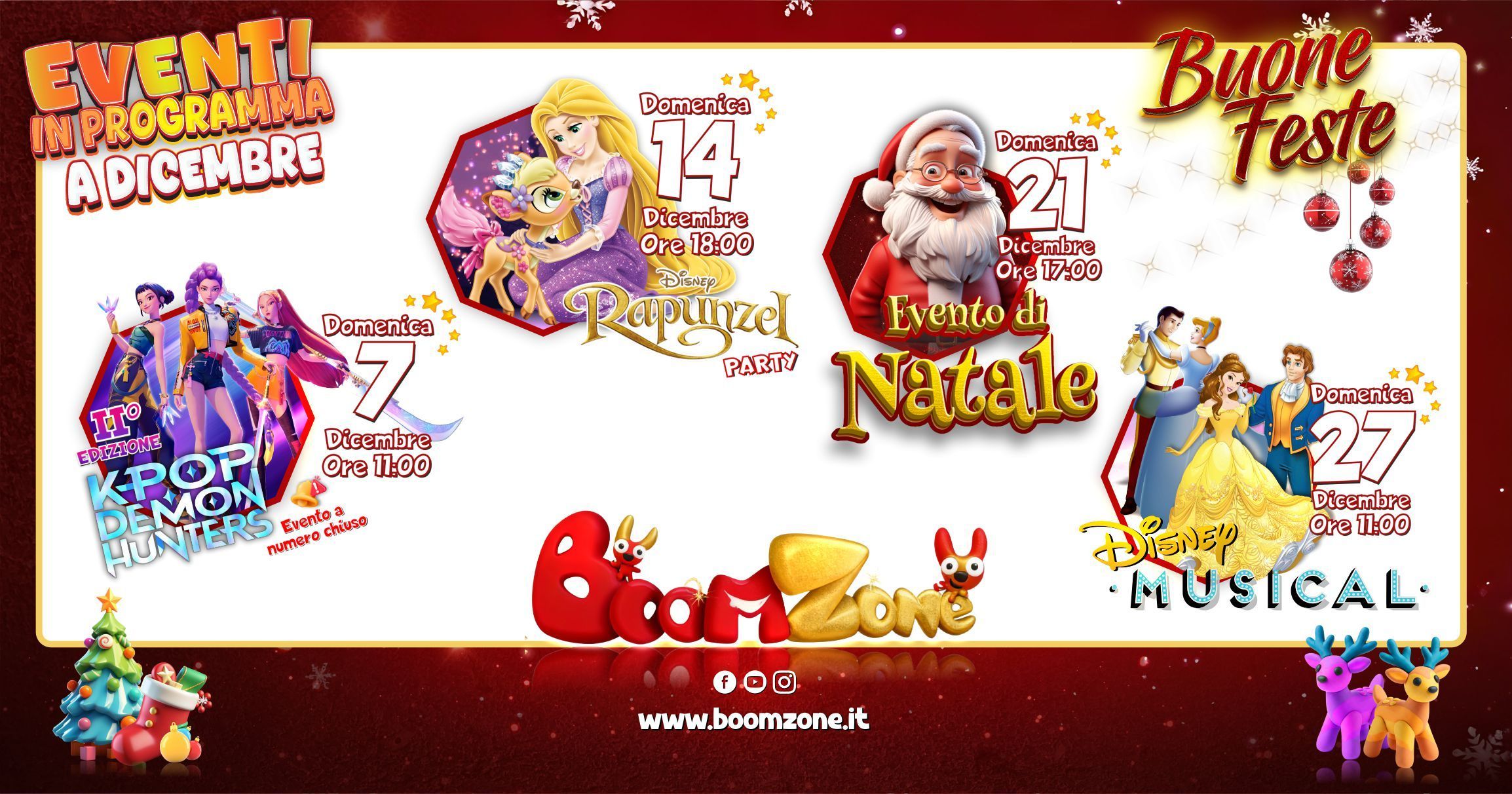 Dicembre a Boom Zone: un mese di magia ed emozioni!, Boom Zone parco divertimenti a Palermo