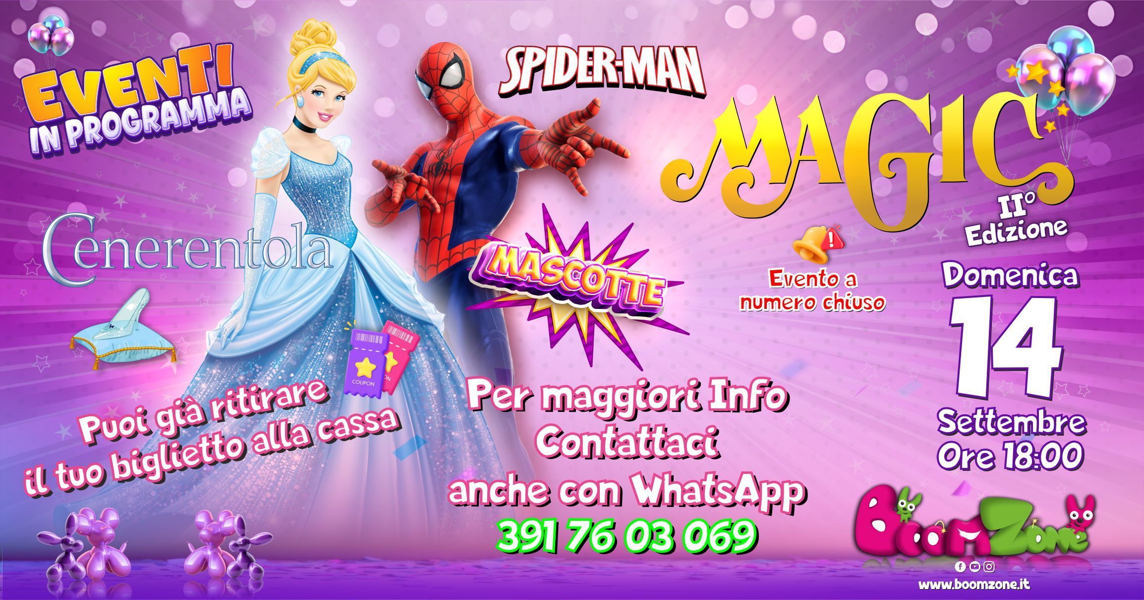 Evento Magic – Seconda Edizione, Boom Zone parco divertimenti a Palermo
