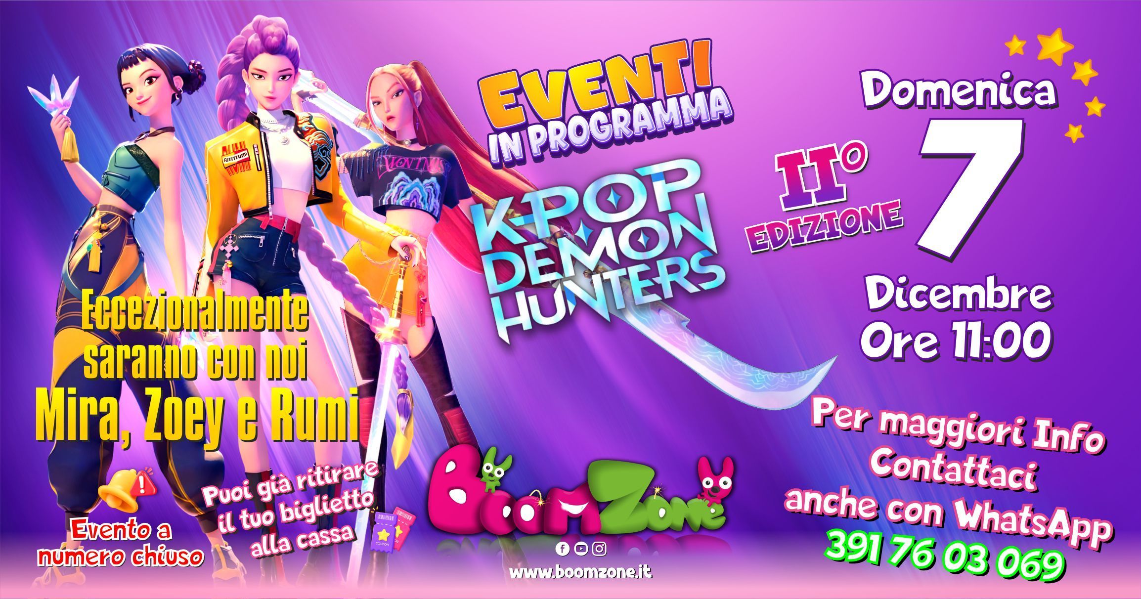 Evento Speciale KPop Demon Hunters Seconda Edizione