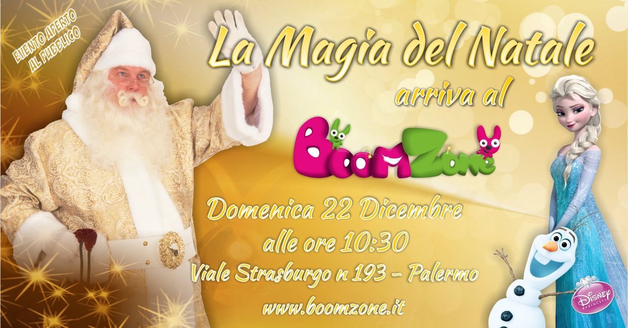 La magia del Natale arriva al Boom Zone