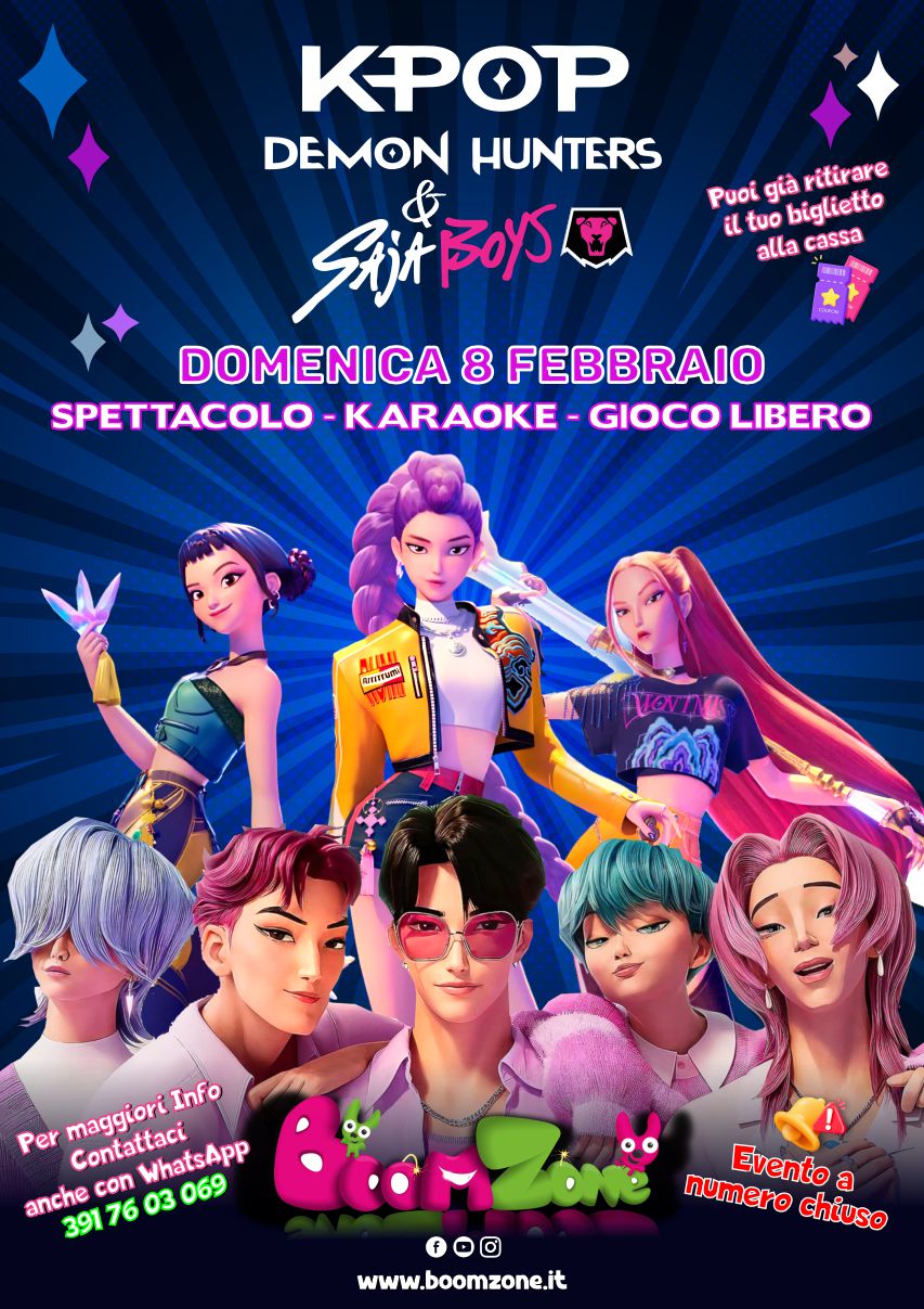 KPop Demon Hunter e Saja Boys a Palermo